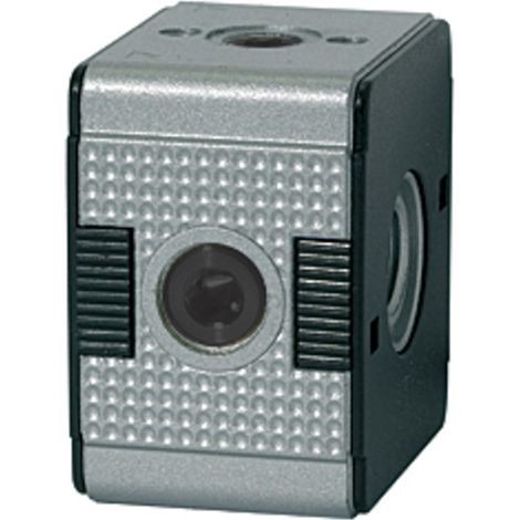 Riegler Verteiler »multifix«, schmale Ausführung, BG 3, G 1/2, 4 Abgänge (1/4)