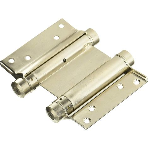 Home System R01511 Cerniere a Molla TipoBommer 100 mm, Nichelata, 2 Pezzi