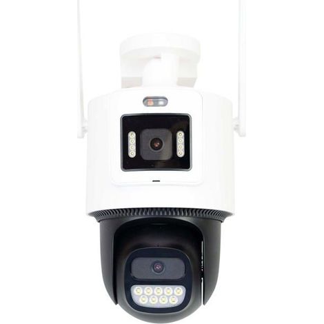 Caméra de vidéosurveillance 4G - PNI - PNI-IP994-S - Double objectif 4MP - Batterie 10 400 mAh - IP66
