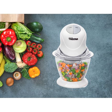 Kompakter Zerkleinerer 600ml Multihacker, 2 Edelstahl Klingen, 200 Watt