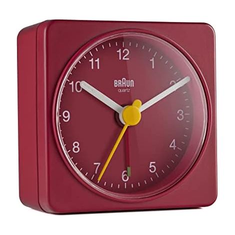 Braun BC 02 R quartz réveil rouge brand Braun (1/3)