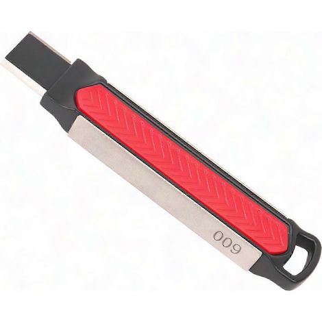 Affûteur de couteaux portable multifonction pour camping, outdoor, sécateur de jardin - outil de poche pour aiguiser lames, randonnée, pêche, bricolage, usage extérieur, compact et léger. (1/5)