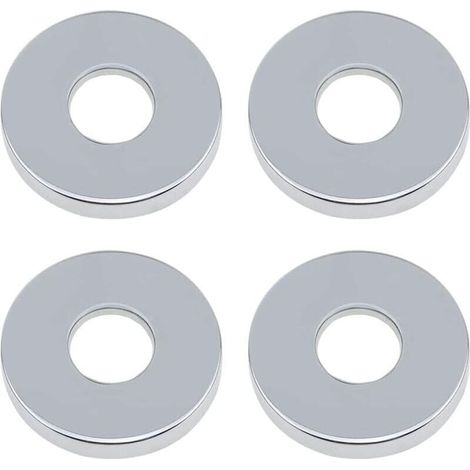 Rosace Robinet Mitigeur Douche 4 Pièces Chromées Rosasse Ouvrante Robinetterie Ø 26mm (3/4 ") Acier Inoxydable Rosace Plomberie Plate Basse for Cuisine Salle de Bain (1/5)
