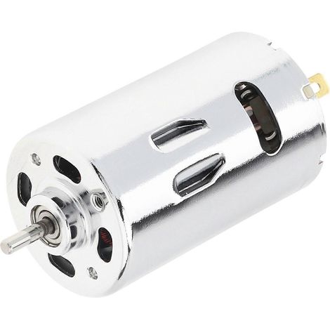 Deux micromoteurs RS555 à couple élevé, 12-24V, adaptés aux outils électriques de bricolage, aux perceuses et aux fraiseuses. (1/5)