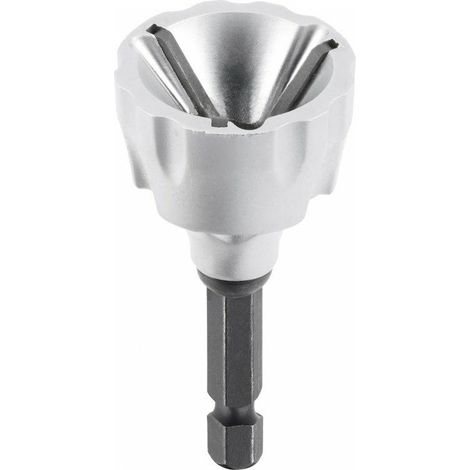 Gratificador exterior Hogert 3-19mm, herramienta para eliminar rebabas de metal, acero y otros materiales, ideal para trabajos de acabado profesional