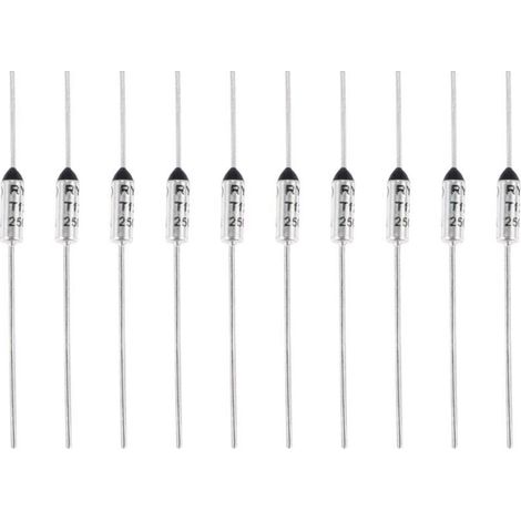 10 Pcs Disjoncteur TF 240 Celsius 250V 10A Temperature fusibles thermiques