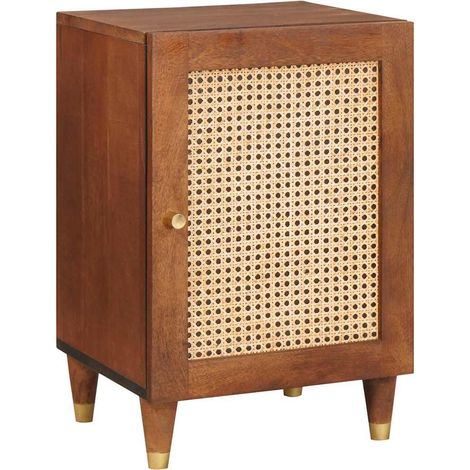 Maison Exclusive - Badezimmerschrank mit Tür Braun 38 x 33,5 x 58