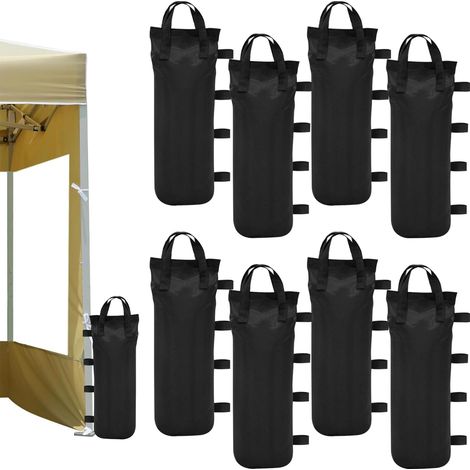 Poids pour Tonnelle 8 PCS, Tissu Oxford 800d Sac de Sable pour Parasol Pied de Tonnelle Sac Lestage pour Tonnelle pour Tente Pop-up, Auvent ou Parasol (1/5)