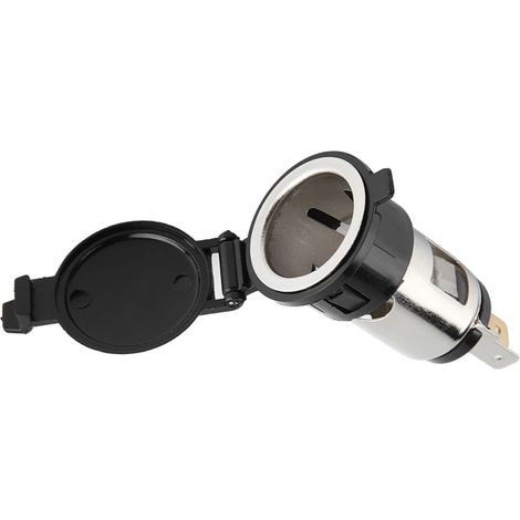 Adaptateur Allume-Cigare 12-24V, Prise Femelle pour Voiture et Moto