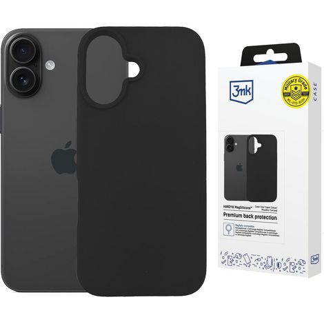 Apple iPhone 16 Plus - 3mk Hardy MagSilicone Graphite (1/5)