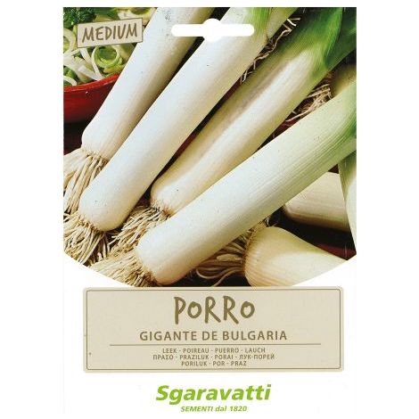 SEMI PER ORTAGGI E VEGETALI porro gigante de bulgaria