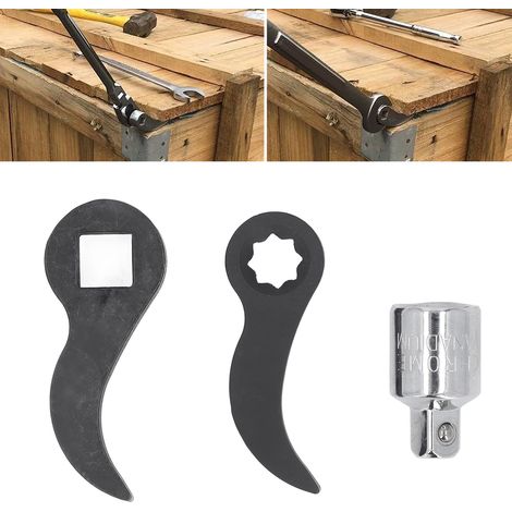 Kit pratique d'outils adaptateurs pour pied de biche pour le démontage des demi-arbres (1/5)