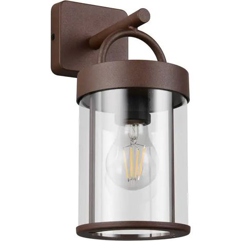 [NEUWERTIG] B-Ware Reality Wandleuchte Wandlampe Almeria E27 Lampe Außenleuchte Rostfarbig Ip44