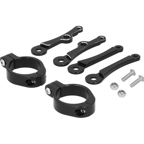 Support de phare moto en aluminium CNC, fixation lampe avant pour fourche 1,5-1,6 pouces (1/5)