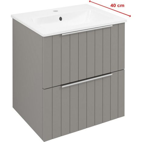 CIRASA STRIP Meuble sous-vasque 48x54x39cm, agila (1/5)