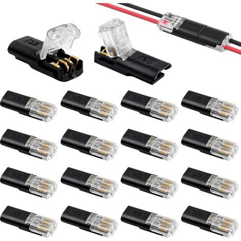 Connecteurs Électriques Étanches Broches Connecteur Électrique Câbles Connecteur Awg Awg V/A Push Fit sans Câbles Câbles Moto (1/4)