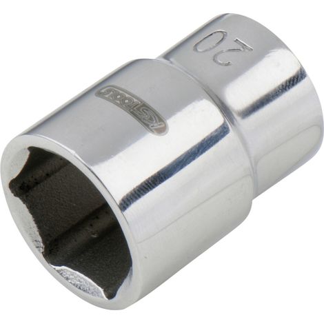 KS Tools EDELSTAHL 1/4" 6kant-Stecknuss, 13mm (1/2)