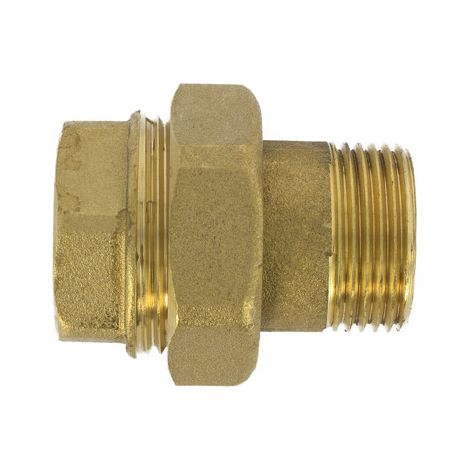 Lot de 10 Raccords laiton union droit 126 Mâle-Femelle 3/4" (20/27) - Arcanaute (1/4)