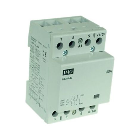 Contacteur modulaire 4 poles 40A 230V 4 NO ref: HC40-40230