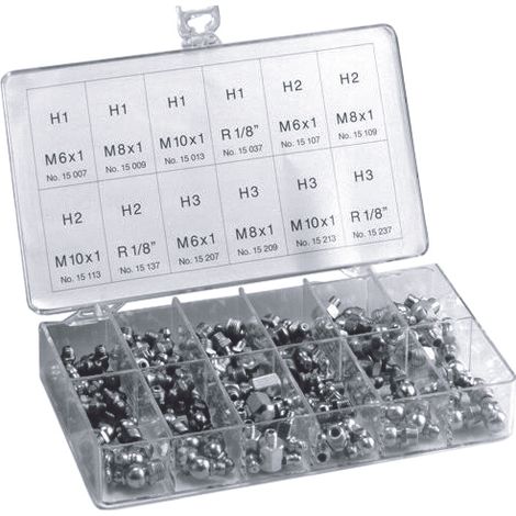 Pressol ASSORTIMENTO INGRASSATORI 140 PZ. mm. 215x135x40 h