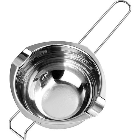 Bol de fusion en acier inoxydable pour bain-marie, 400 ml / 13 oz  Pour faire fondre et mélanger du chocolat, du beurre, des bonbons, du caramel, du fromage, de la cire à bougie et pour la fabrication (1/5)
