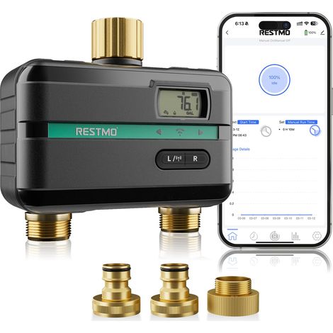 Programmateur arrosage Bluetooth intégrée et contrôle Application (1/5)