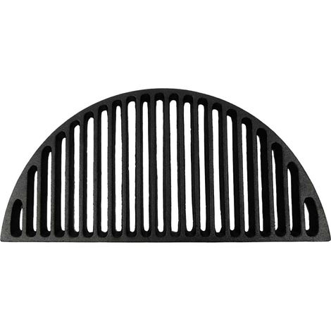 Demi-grille de cuisson en fonte Patton pour barbecue kamado - 30,5 x 14,5 cm