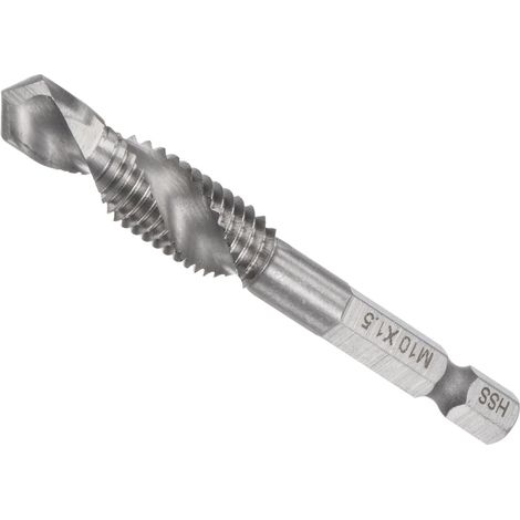 Foret et Taraud Combinés Taille de Filetage M10 x 1,5 Outils Longs (1/5)