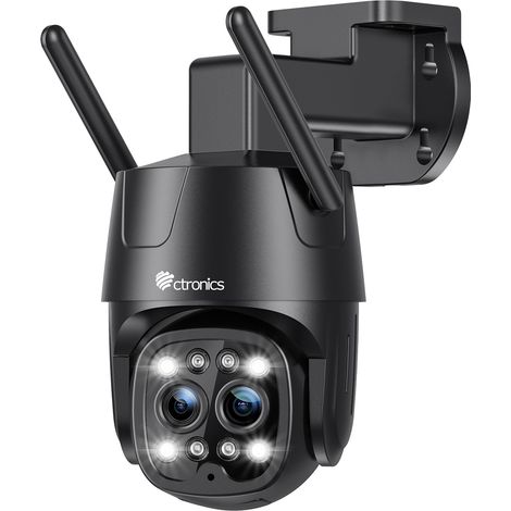 Überwachungskamera für den Außenbereich Ctronics 2,5K 4MP 2 Kameraobjektiv 6-facher Hybrid-Zoom 2,4/5GHz WLAN Erkennung von Menschen Automatische Verfolgung (1/5)