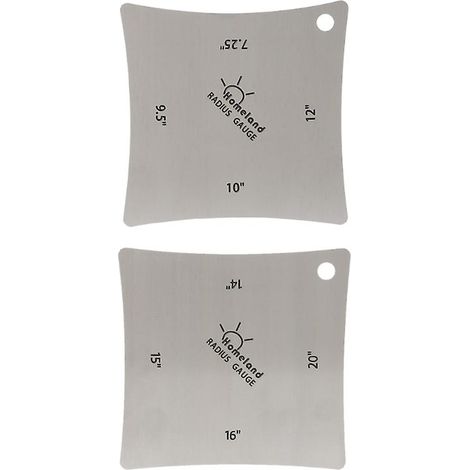 2 jauges de rayon de guitare, outil de mesure de touche de guitare, accessoires (1/5)