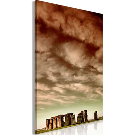 Bild – Wolken über Stonehenge (1-teilig) vertikal (1/3)