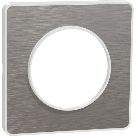 Plaque 1 poste horizontale/Verticale - transparent - Odace Touch - Schneider (1/8)