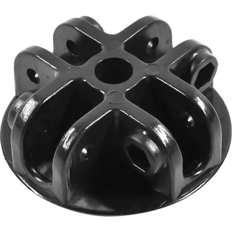 Connecteur De Toit De Tonnelle Escamotable 4 Voies - Support De Remplacement Robuste pour Tentes À Baldaquin, Raccord Central Universel, Pièce De Rechange Noire en PA6 (1/5)