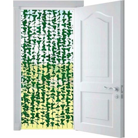 maximex Cortina enredadera verde 90 cm x 190 cm poliéster