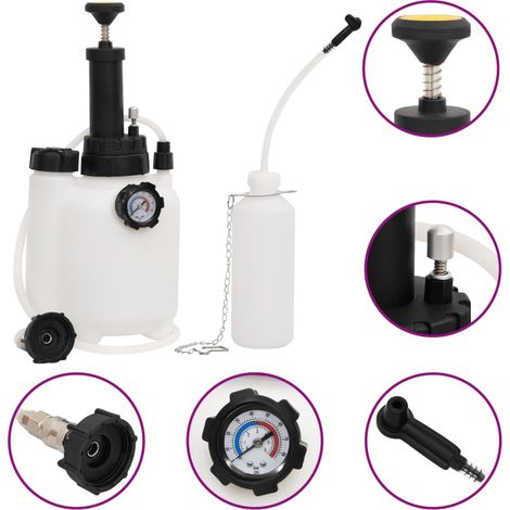 Purgeur de frein blanc et noir 3 L