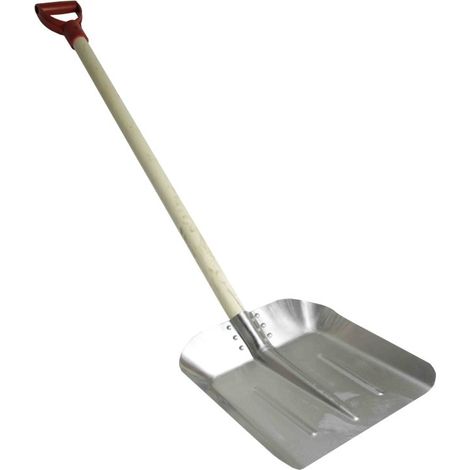 PALA GRANDE DE ALUMINIO CON MANGO DE MADERA - AN 93925