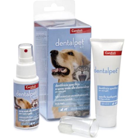 Candioli Dog&Cat Dentalpet Kit - Confezione 1 Kit -