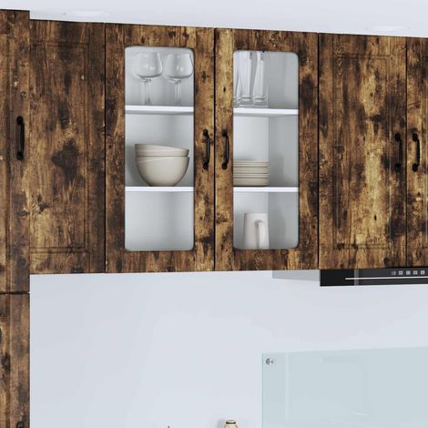 Küchenschrank Geräucherte Eiche 80 x 31 x 80 cm Holzwerkstoff