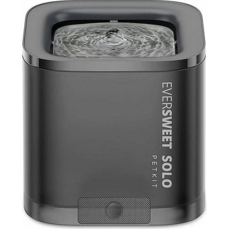 EVERSWEET SOLO CYBERTAIL fontaine à eau pour animaux 1.8L noir - Petkit