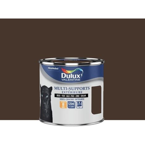Peinture Dulux Valentine multi-supports extérieure Brun Normandie 0,125 L (1/3)