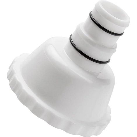 Adaptateur d'aspirateur pour skimmer de piscine pour systèmes de filtration Summer Waves 1,5 pouces RP/RX