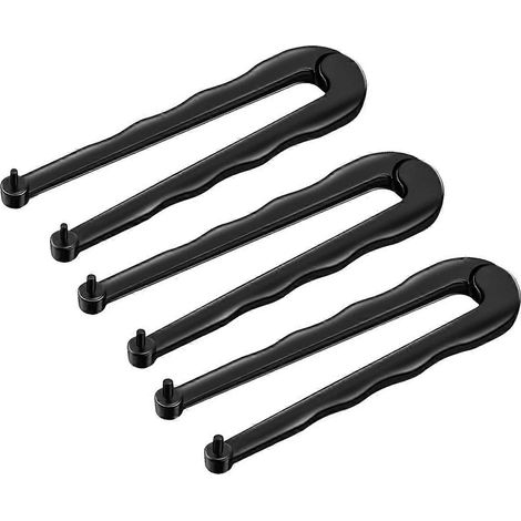 Ensemble de 3 pinces à ergots réglables en acier pour plateaux de meuleuse d'angle, comprenant des plateaux percés de 3/4/5 mm. (1/5)