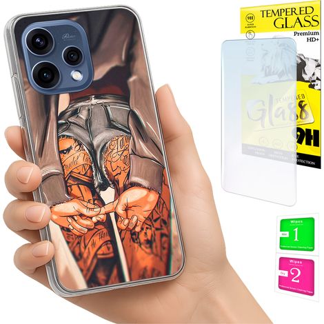 Coque pour Oppo Reno 15 5G avec protection photo, coque arrière et verre trempé 9H (1/5)