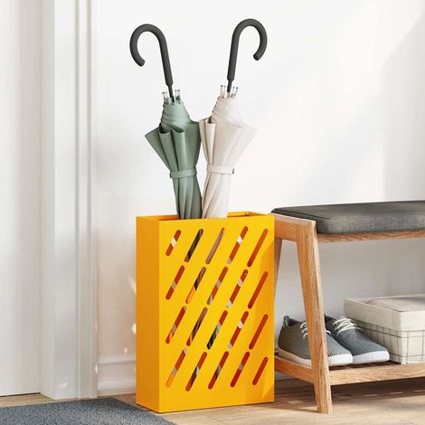 Sonnenschirmhalter Senfgelb 28 x 12 x 41 cm Stahl