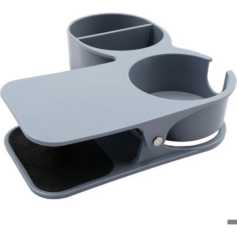 Porte-gobelet à clip - Porte-gobelet - Porte-bouteille -Support pour tasse à café avec pince-Support de bureau mobile pour la maison (1/4)