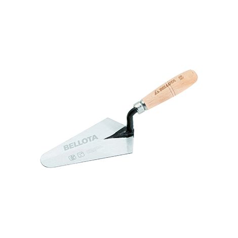 Bellota – Truelle en acier forgé 115 x 68 mm – Manche en bois de hêtre – Traitement thermique différencié – Résistance à la casse et à l'usure