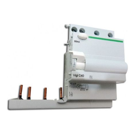 Bloc differentiel 25A 3P+N 300mA type AC vigi C40 (équivalent au VIGI TG40 21491 MULTI9) SCHNEIDER ELECTRIC 19473