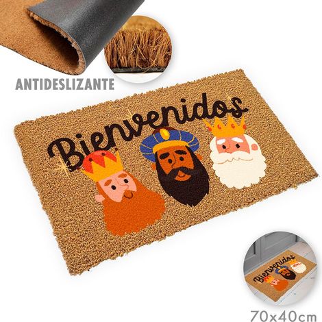 Felpudo bienvenidos reyes magos 70 x 40 cm