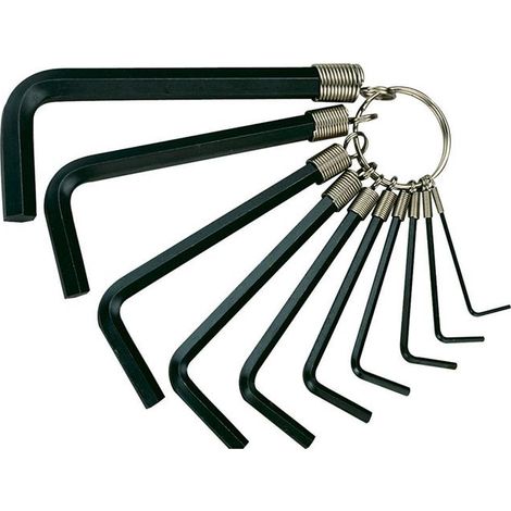 Teng Imperial Hexagon Key Set on Ring, 10 Piece (1/16-3/8in) TEN1424 (1/3)