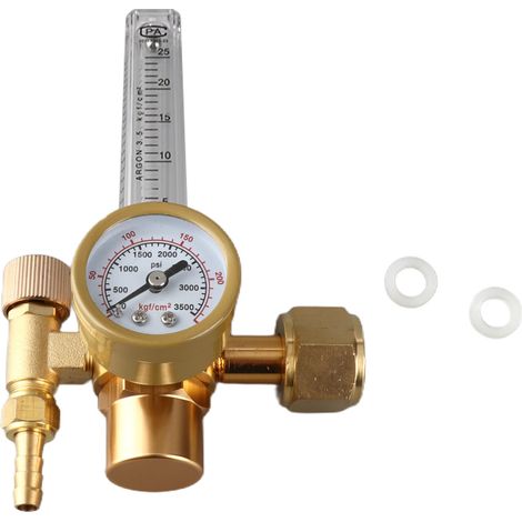 [JAMAIS UTILISÉ]Détendeur de soudage, débitmètre en laiton, accessoires pour machines à souder MIG CO2, OBC-191 (1/5)